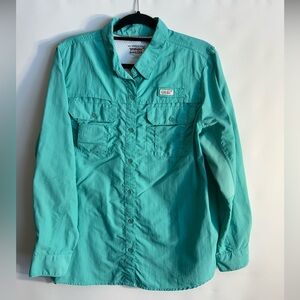 WRANGLER ANGLER ALL TERRAIN GEAR WOMEN’S REGULAR FIT OUTDOORS SHIRT SIZE LARGE